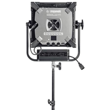 Litepanels Gemini 1x1 Soft RGBWW LED Panel, Pole Operated & Cable w/ Bare Ends