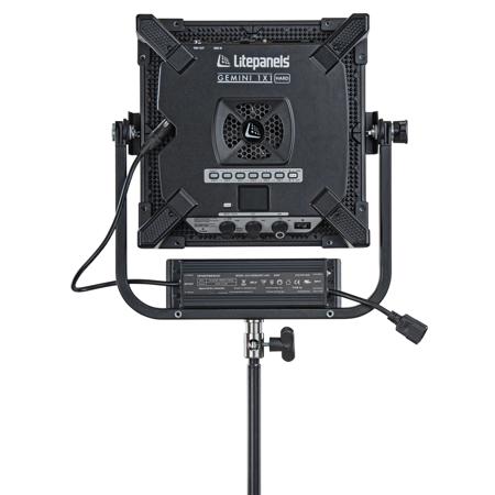 Litepanels Gemini 1x1 200W Hard RGBWW LED Panel, Standard Yoke & EU Power Cable