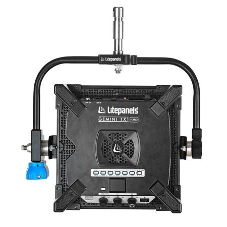 Litepanels Gemini 1x1 Hard RGBWW LED Panel, Pole-Operated Yoke & EU Power Cable