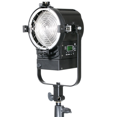 Litepanels Studio X2 60W Tungsten LED Fresnel Light, Pole Operated Yoke
