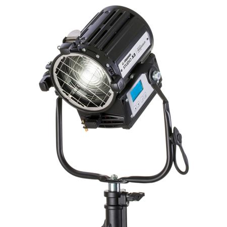 Litepanels Studio X3 100W Daylight LED Fresnel Light, Pole Operated Yoke
