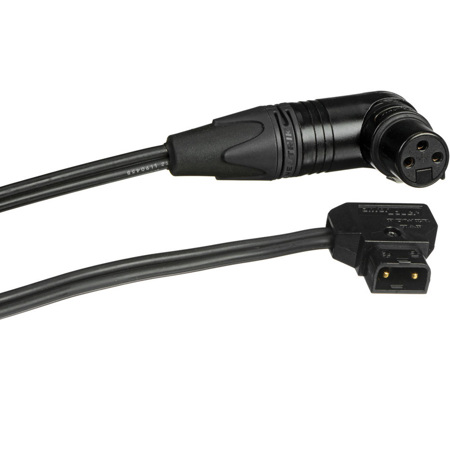 Litepanels 3-Pin XLR to 2-Pin P-Tap Battery Cable for Astra and Hilio LED