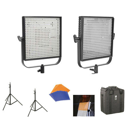 Litepanels 1X1 Bi Focus/Bi Color Flypak Kit w/DVD