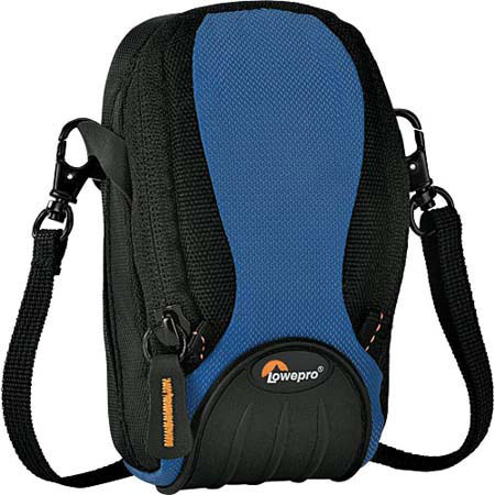 Lowepro Apex 30 All Weather Pouch Bag for Compact Digital Cameras, Single Compartment Design, Arctic Blue / Black