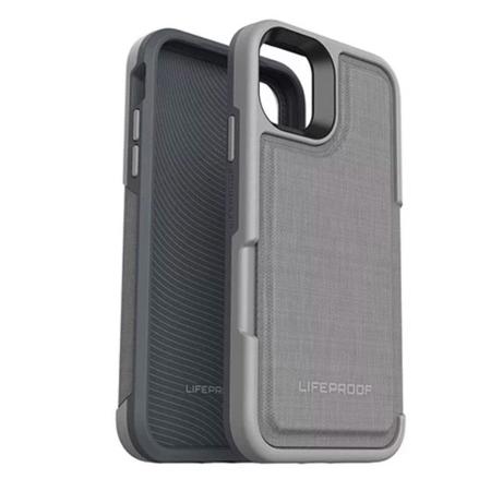 LifeProof FLiP DropProof Wallet Case for iPhone 11, Cement Surfer