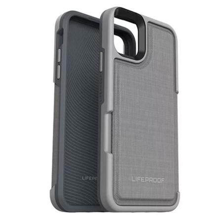 LifeProof FLiP DropProof Wallet Case for iPhone 11 Pro Max, Cement Surfer