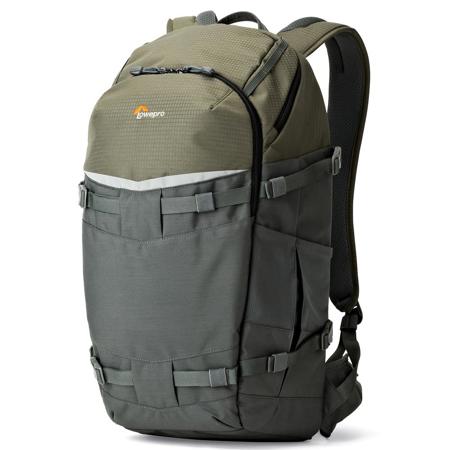 Lowepro Flipside Trek BP 450 AW Backpack for DSLR & 3-4 Lenses, Gray/Dark Green