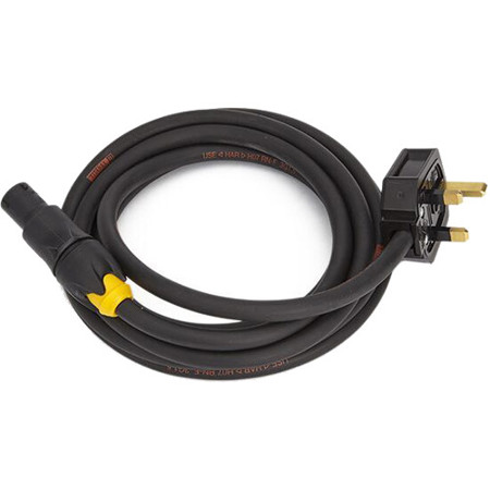 Litepanels 10' powerCON TRUE1 to United Kingdom AC Power Cable for Gemini LED Light