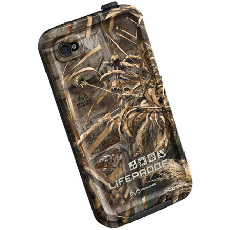 LifeProof Fre Case for iPhone 4/4S, Realtree MAX 5 / Dark Flat Earth