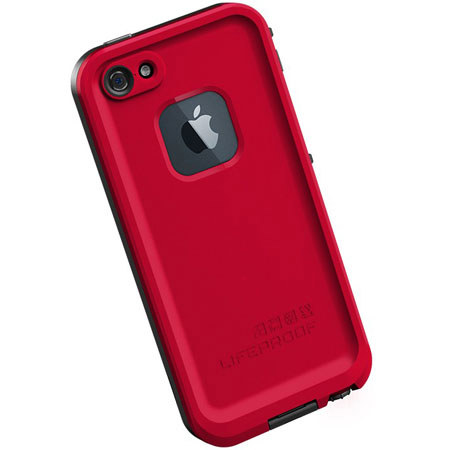 LifeProof Fre iPhone 5 Case, Red/Black