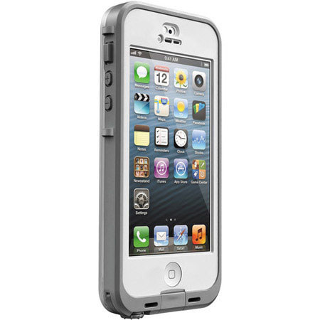 LifeProof Nuud Case for iPhone 5, White / Clear