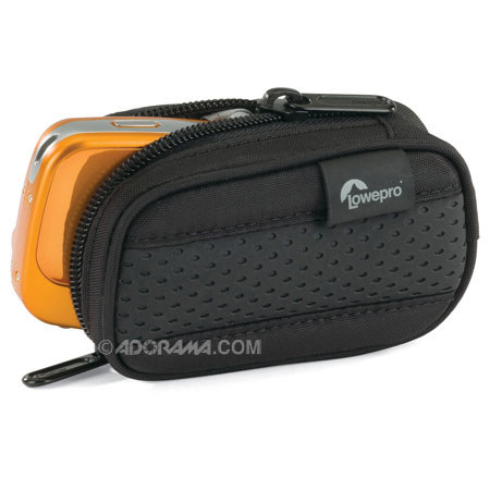 Lowepro Munich 10 Camera Pouch - Black/Red