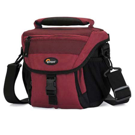 Lowepro Nova 140AW Shoulder Camera Case, Bordeaux Red