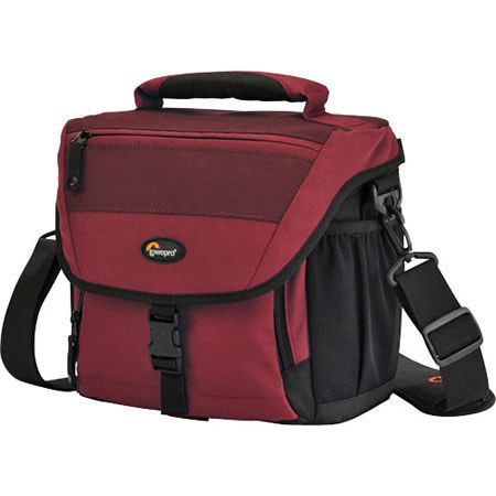 Lowepro Nova 170AW Shoulder Camera Case, Bordeaux Red
