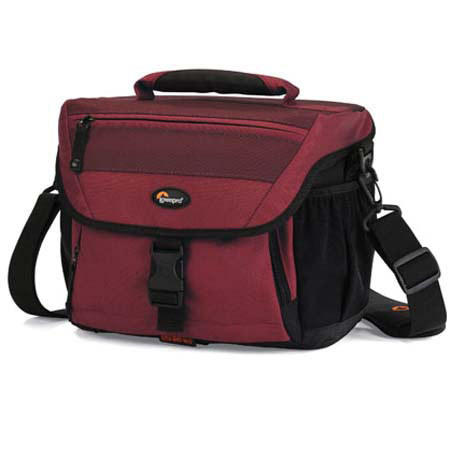 Lowepro Nova 180AW Shoulder Camera Case, Bordeaux Red