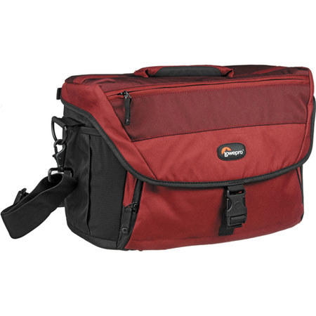 Lowepro Nova 200AW Shoulder Camera Case, Bourdeaux Red