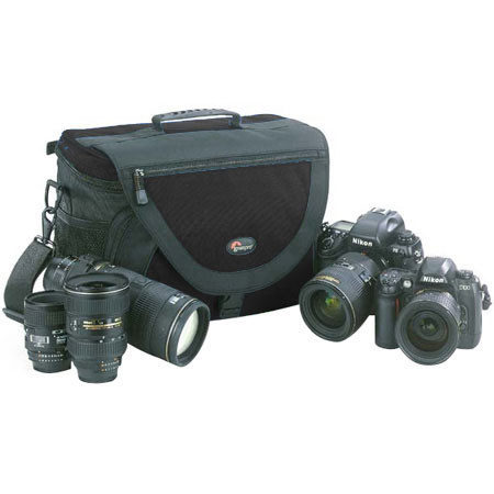 Lowepro Nova 5 AW All-Weather Full Sized 35mm SLR / Digital Camera Bag, Black.