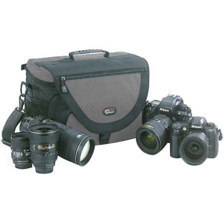 Lowepro Nova 5 AW All-Weather Full Sized 35mm SLR / Digital Camera Bag, Gray.