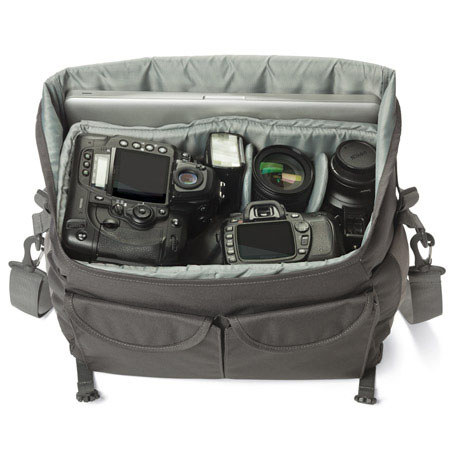 Lowepro Nova Sport 35L AW Shoulder Bag, Slate Gray