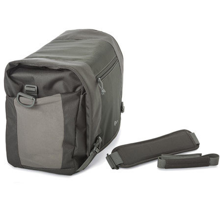 Lowepro Nova Sport 35L AW Shoulder Bag for 1 2 Pro DSLRs with Attached Lens Slate Gray