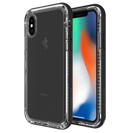 Lifeproof NEXT DropProof/ DirtProof/ SnowProof Case for iPhone X, Black Crystal