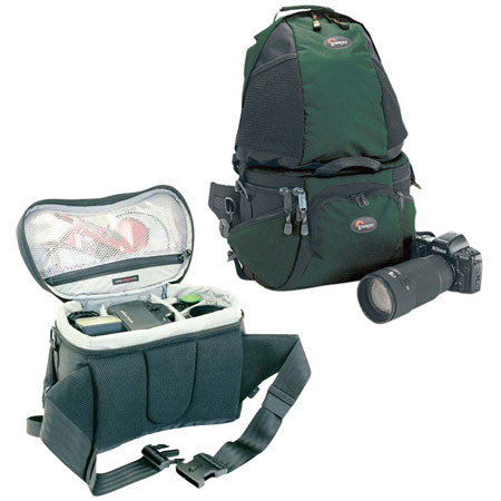 Lowepro Orion AW All Weather Convertible Beltpack / Backpack Camera Bag, Green.