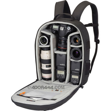 Lowepro Pro Runner 300 AW Backpack, Black/Pine Green