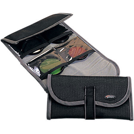 Lowepro Filter Pocket Stores 6 Filters up to 82mm Size, Black. #LP19551PEF