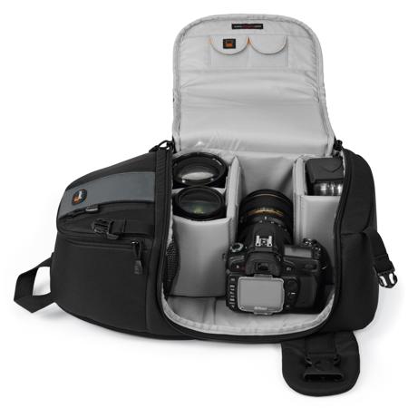 Lowepro SlingShot 202 AW Series DSLR Backpack Camera Bag - Black