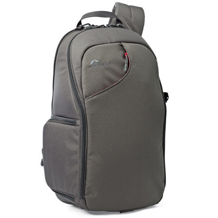 Lowepro Transit Sling 250 AW, Slate Grey - Holds DSLR with Attached Lens