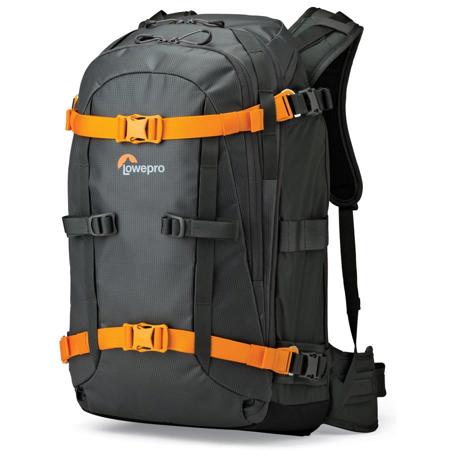 Lowepro Whistler BP 350 AW Bag for Pro DSLR/4 Lenses, DJI Mavic w/Camera, Gray