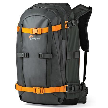 Lowepro Whistler BP 450 AW Bag for Pro DSLR/3 Lenses, DJI Mavic w/Camera, Gray