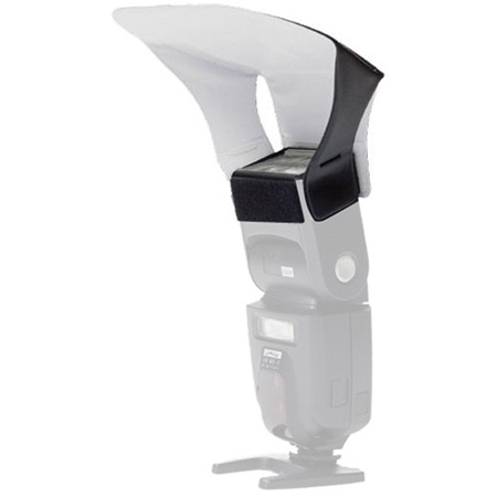 LumiQuest Pocket Bouncer with UltraStrap for On-Camera Flash Units, Neon Blue