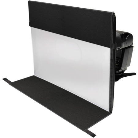 LumiQuest StripBox LTp with UltraStrap for On-Camera Flash Units, Black