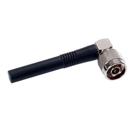 Lumen Radio 2 dBi Black 90 Degree Angled Outdoor Antenna, N-Male Connector