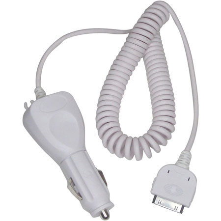 Lenmar 12V DC Charger Cable for iPods with 30 Pin Port