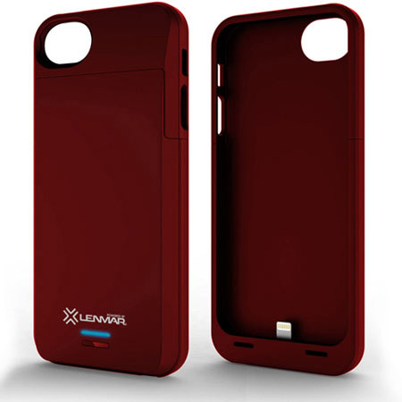 Lenmar Meridian iPhone 5 Battery Case, Red