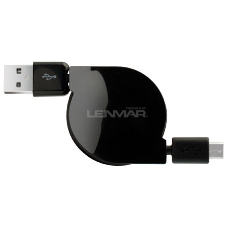 Lenmar Micro USB Retractable Cable