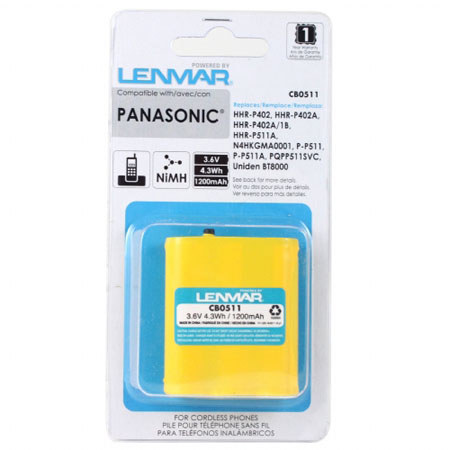 Lenmar Battery for Cordless Phone Equivalent P-511