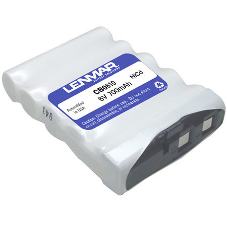 Lenmar Uniden BP-910 5 AA w/End Cap Ni-Cad 6V 600mAh for Uniden BP-910 Cordless Phones