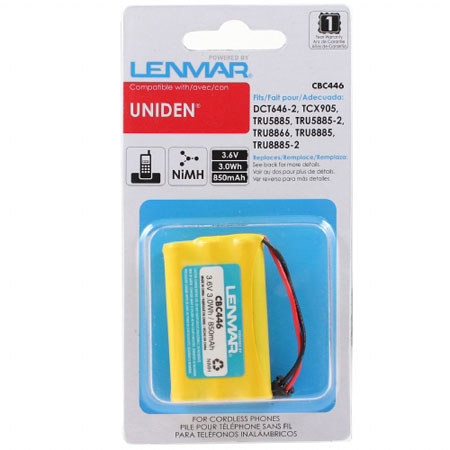 Lenmar NiMH 3.6V 800mAh for Uniden Cordless Phones