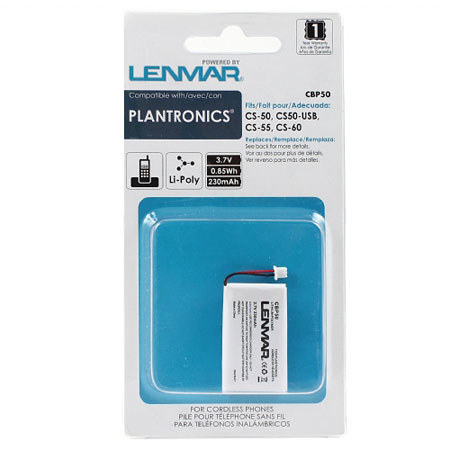 Lenmar Li-Polymer 3.7V 230mAh Battery for PL-CS-50
