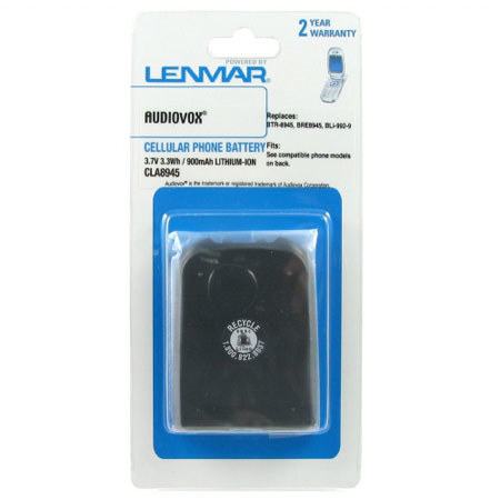 Lenmar CLA8945 Lithium-Ion 3.7v / 900mAh Battery for CDM-8945, PN230