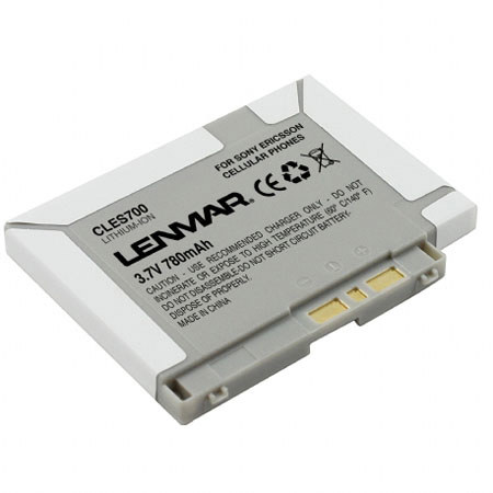 Lenmar Rechargeable No-Memory Lithium-Ion Battery for Sony Ericsson S700, S700c, S700i, S710a, Z600, Z608 Cellular Phone, 3.7V 780mAh
