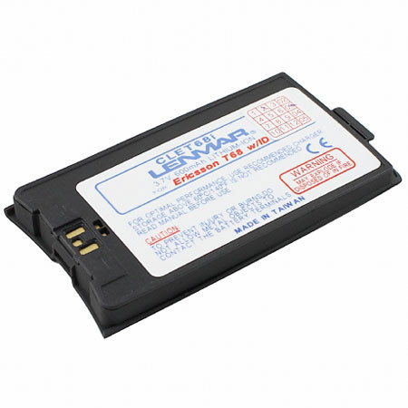 Lenmar No-Memory Lith-ion Rechargeable Cellular Phone Battery, 600mAh, for Sony Ericsson T68