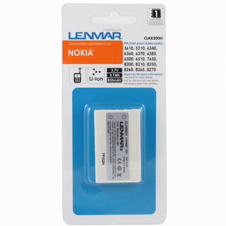 Lenmar Rechargeable NoMEM Li-Ion Battery, 950mAh