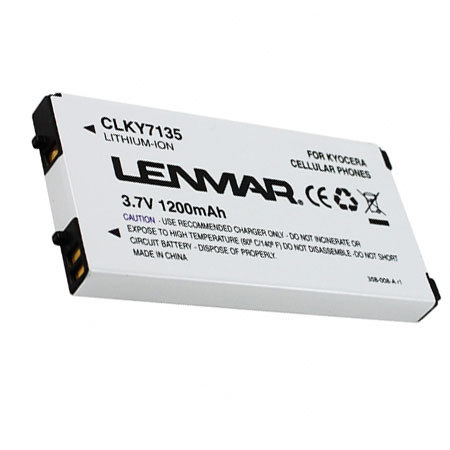 Lenmar No Memory Rechargeable Lith-Ion Cellular Phone Battery, 900mAh for Kyocera 7135
