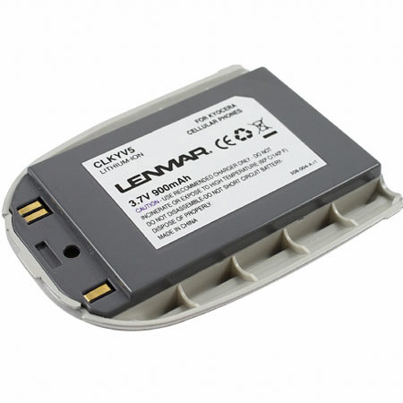 Lenmar No Memory Rechargeable Li-Ion Battery for Kyocera SE47, Slider, Slider V5, and V5 Cell Phones, Standard, 900 mAh