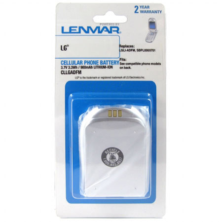 Lenmar CLLGADFM Lithium-Ion 3.7v / 900mAh Battery, Fits LG VX4500, VX4510 Cell Phones