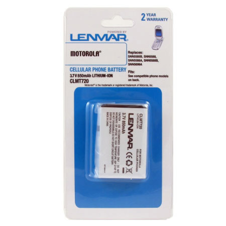 Lenmar Rechargeable No-Memory Lithium-Ion Battery for Motorola T720I Cellular Phone, 600mAh